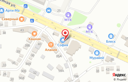 София на Юбилейной улице на карте