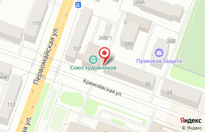 Кафе Богема на Кремлевской улице на карте