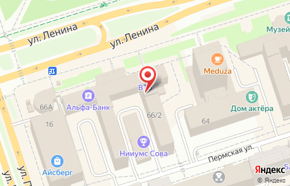 РостФинанс на улице Ленина на карте