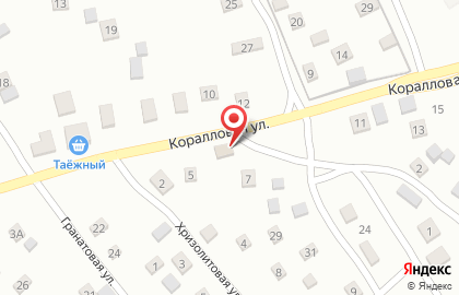 Продовольственный магазин Перекресток в Октябрьском районе на карте