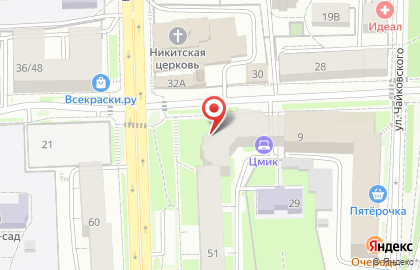 Салон красоты Мадлен в Кировском районе на карте
