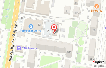 Установочный центр Автозвук на проспекте Красной Армии на карте
