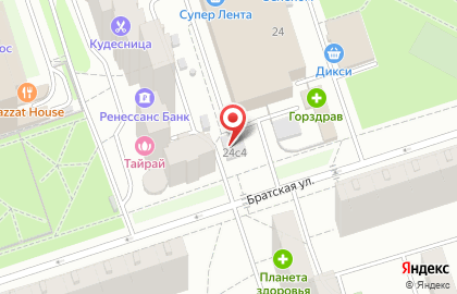 Мосветклиника на улице Братская на карте