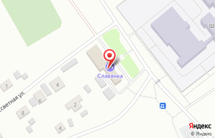 Гостиница Славянка в Ленинском районе на карте