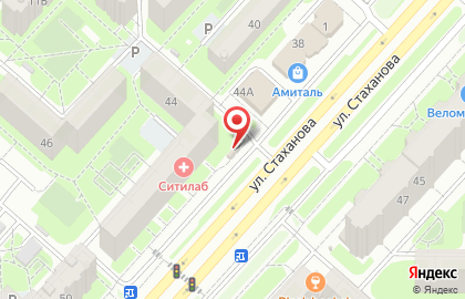 Магазин Роспечать на улице Стаханова, 44 киоск на карте