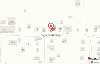 Киоск по продаже рыбы на Первомайской улице на карте