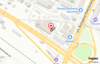 Автостоянка в Астрахани на карте