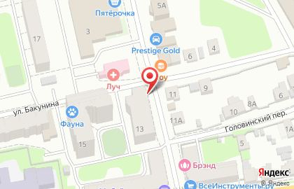 Компания WP-Center на улице Бакунина на карте
