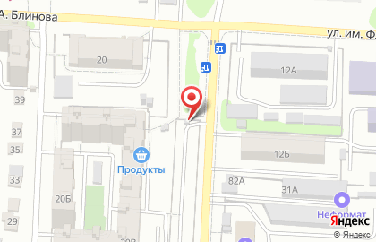 Автостоянка в Саратове на карте