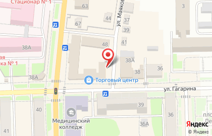 Салон Связной на улице Гагарина, 40/2 в Узловой на карте