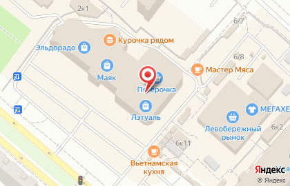 Магазин бытовой техники и электроники RBT.ru на проспекте Комарова на карте