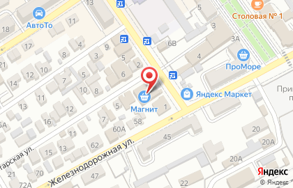 Супермаркет Магнит в Ростове-на-Дону на карте