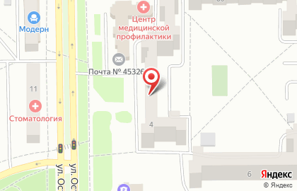 Парикмахерская Кармен на улице Островского на карте