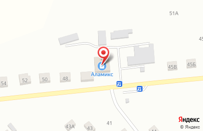 Компания Аламикс на карте