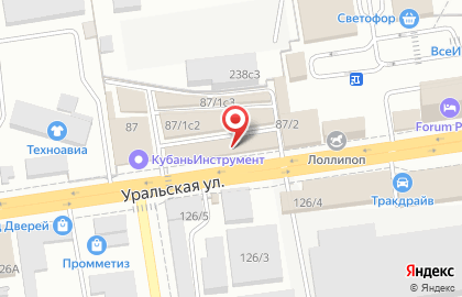 Магазин TechnoRaum на Уральской на карте
