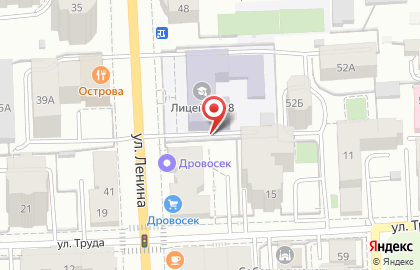 Массив на улице Ленина на карте