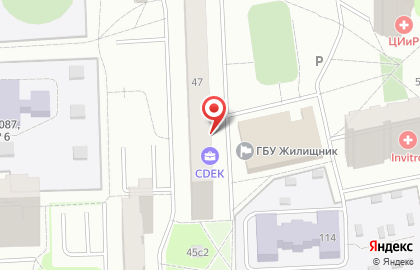 Служба доставки и логистики Сдэк на Новочеркасском бульваре на карте
