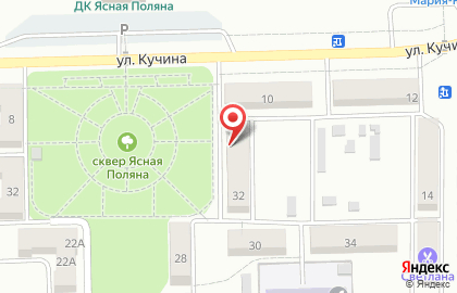 Магазин Лига-Альянс на улице Кучина на карте