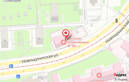 Молочно-раздаточный пункт, Детская городская поликлиника №58 на карте