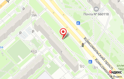 Арт-М на Комсомольском проспекте на карте