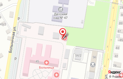 Детская поликлиника Отделение кишечных, инфекционных заболеваний №4, Детская городская клиническая больница на карте