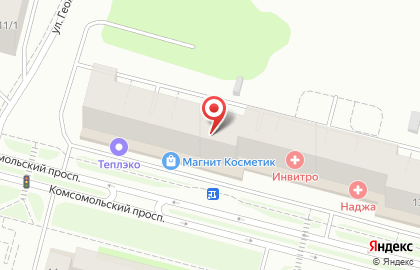 Компания по продаже кедровых бочек Роскедр на Комсомольском проспекте на карте