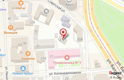 Вжик в Советском районе на карте