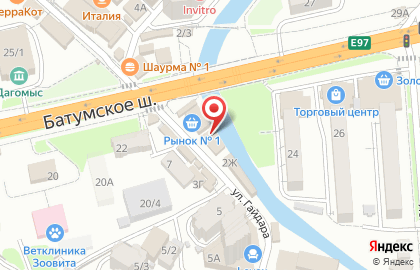 Торгово-монтажная компания Росюг в Лазаревском районе на карте