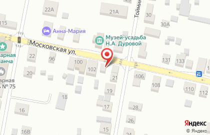 Магазин Кега на Московской улице на карте
