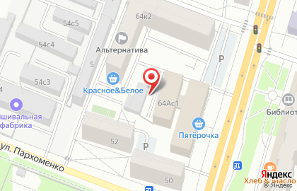 Торгово-сервисный центр на Червишевском тракте на карте