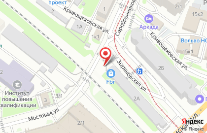 Аккумуляторный центр Автомотив на Серебренниковской улице на карте