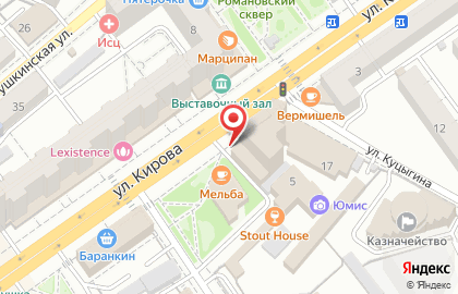 Магазин Воронежский трикотаж в Воронеже на карте