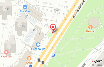 Супермаркет цветов и подарков Клумба на улице Лукашевича на карте