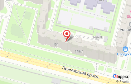 Транспортная компания Автопрайд на Приморском проспекте на карте