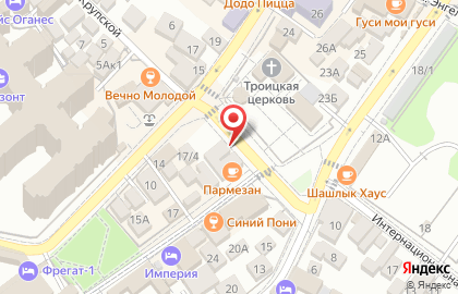 Продуктовый магазин Бофорта на улице Карла Маркса на карте