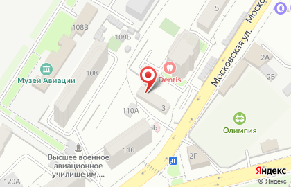 Служба заказа легкового транспорта Везёт на Московской улице на карте