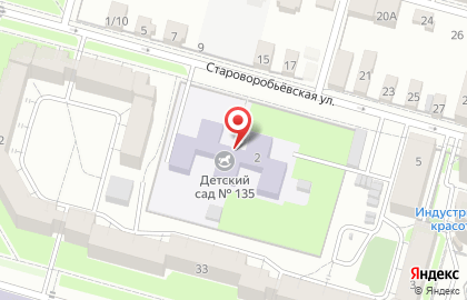 Детский сад №135 в Твери на карте
