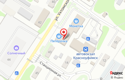 Магазин Монетка в Екатеринбурге на карте