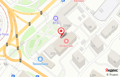 Медицинская компания Инвитро в Заводском районе на карте