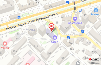 Московский финансово-промышленный университет Синергия на проспекте Али-Гаджи Акушинского на карте