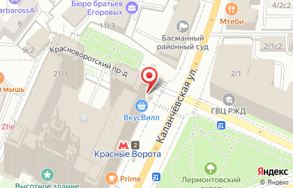 Пресса на Каланчёвской улице на карте