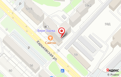 Мини-маркет Пятерочка на Харьковской улице на карте