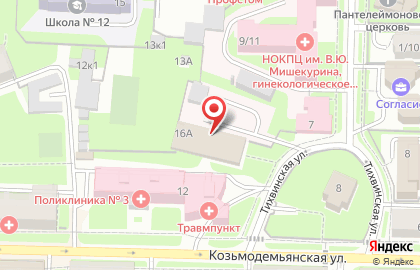 Автостоянка в Великом Новгороде на карте