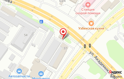 Магазин автотоваров в Петропавловске-Камчатском на карте