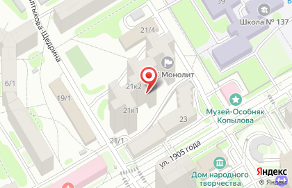 Торгово-производственная компания Механика на Площади Гарина-Михайловского на карте