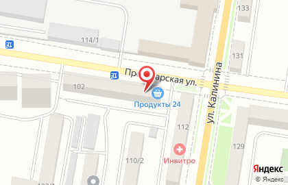 Парикмахерская Алекса на Пролетарской улице на карте