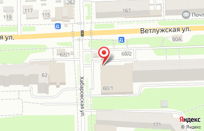 Торговый центр Заречный в Дзержинском районе на карте