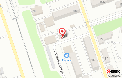Продовольственный магазин в Москве на карте
