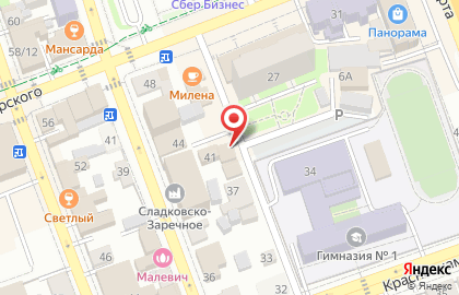 Ателье в Оренбурге на карте