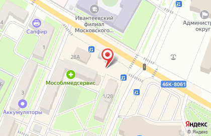 МТС, Московская область на Первомайской улице на карте